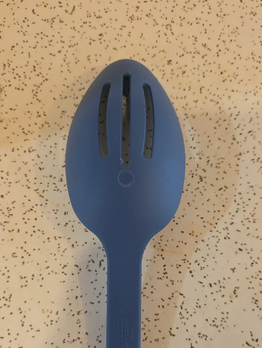 Pampered Chef Blue Nylon Slotted Serving Spoon‎ 12.75